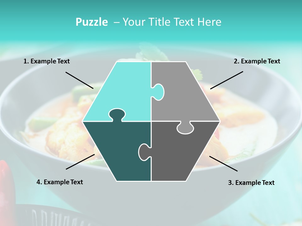 Colorful Pepper Stew PowerPoint Template