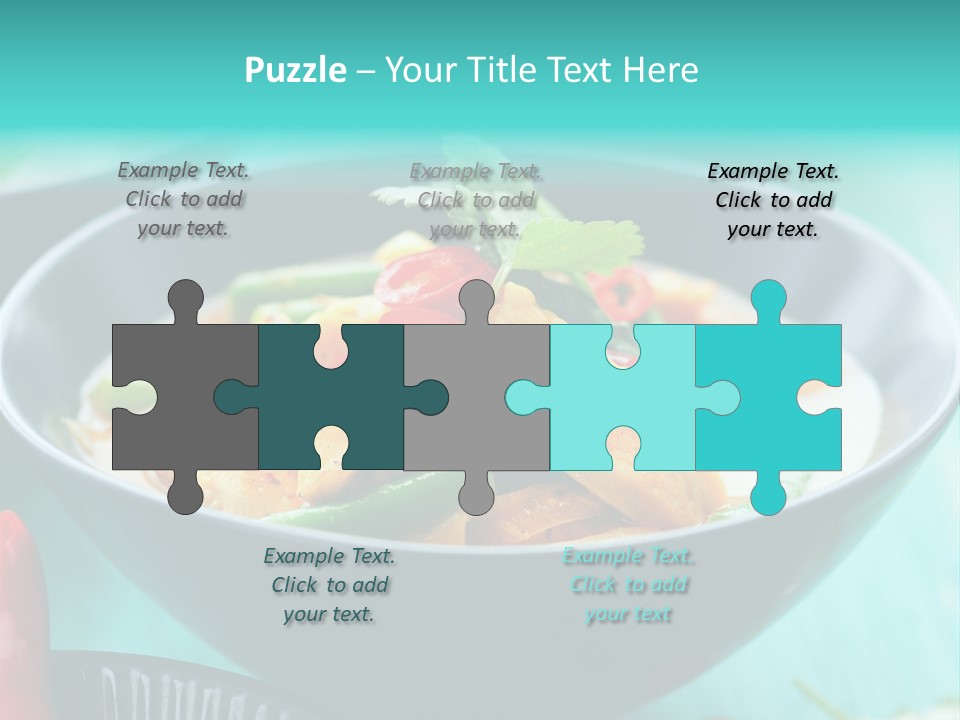 Colorful Pepper Stew PowerPoint Template