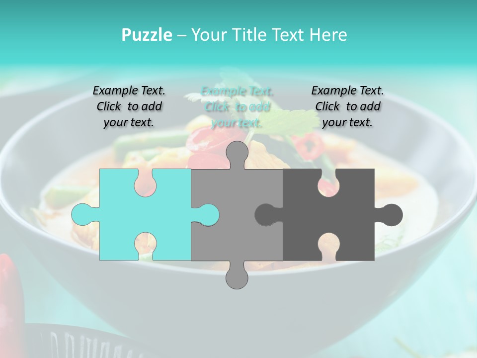 Colorful Pepper Stew PowerPoint Template