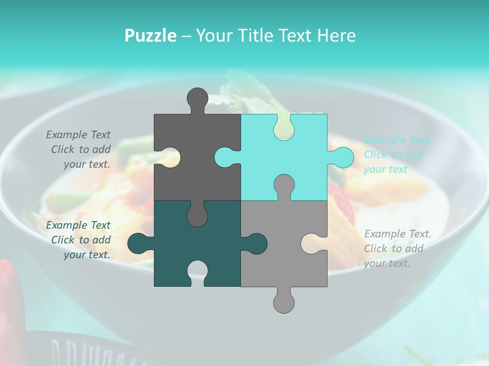 Colorful Pepper Stew PowerPoint Template