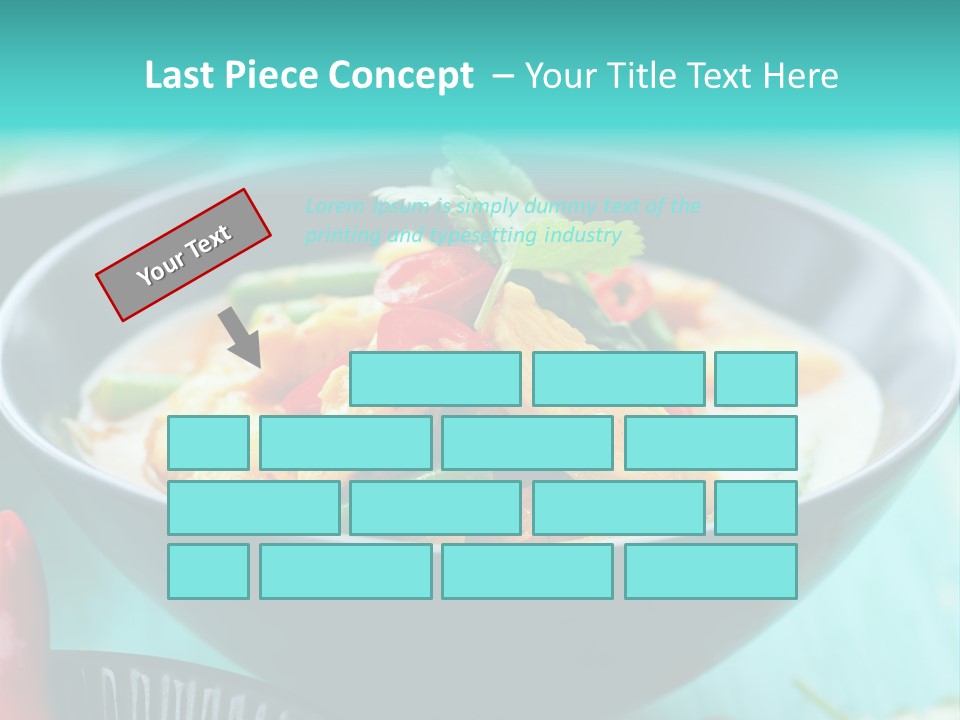 Colorful Pepper Stew PowerPoint Template