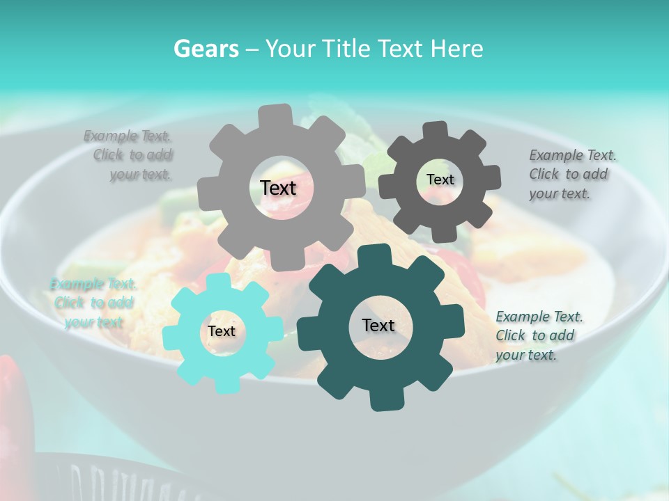 Colorful Pepper Stew PowerPoint Template