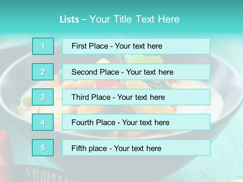 Colorful Pepper Stew PowerPoint Template