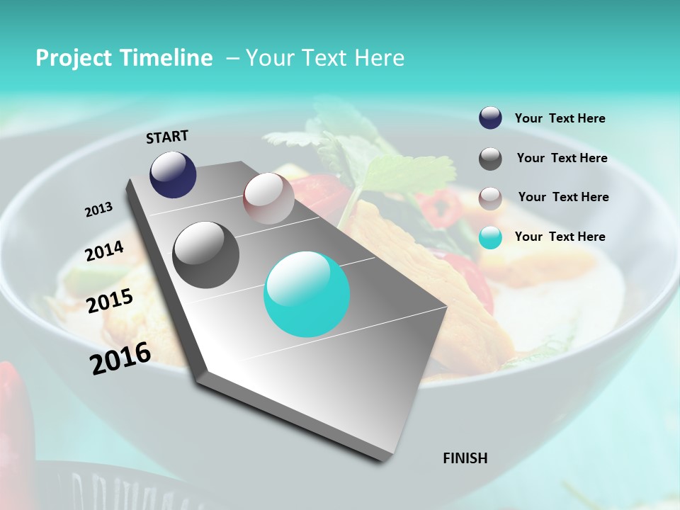Colorful Pepper Stew PowerPoint Template