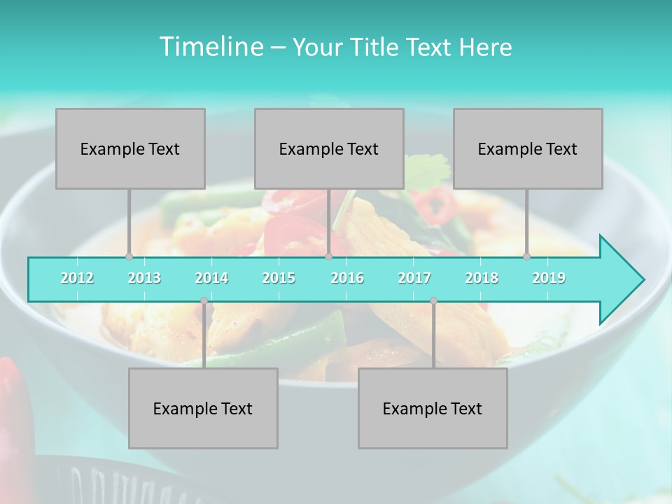 Colorful Pepper Stew PowerPoint Template