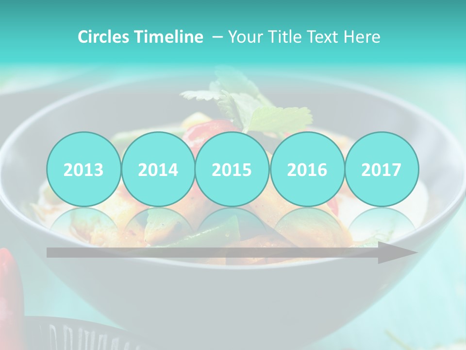 Colorful Pepper Stew PowerPoint Template