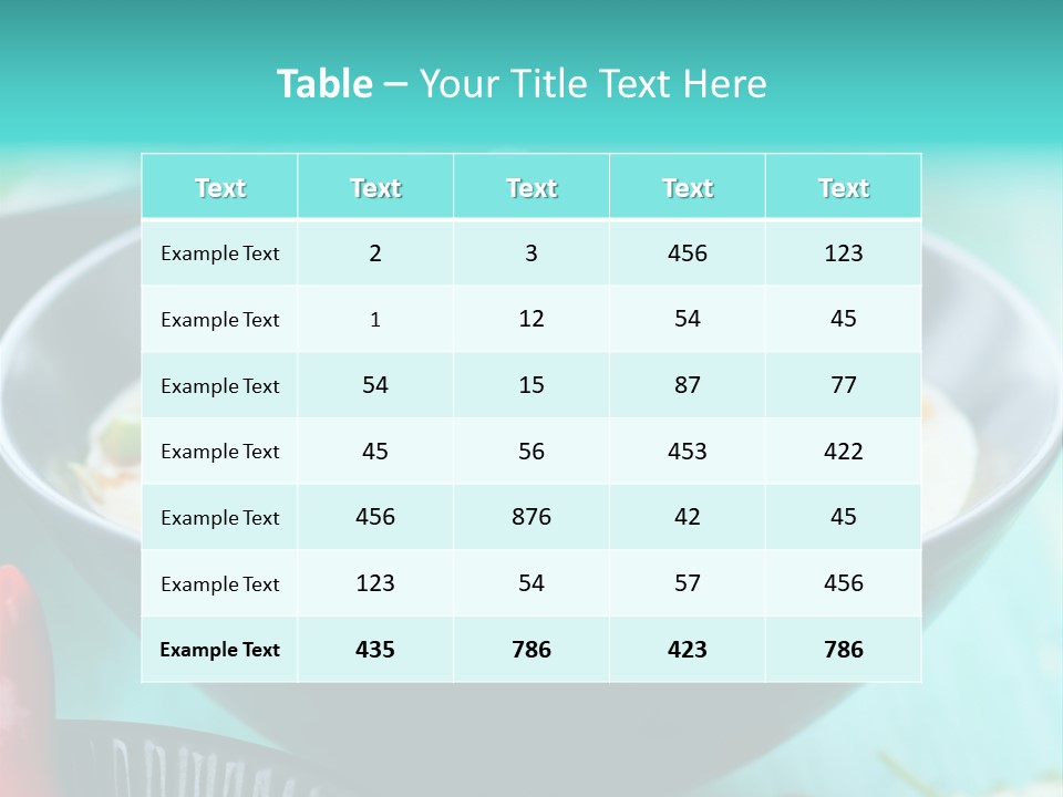 Colorful Pepper Stew PowerPoint Template