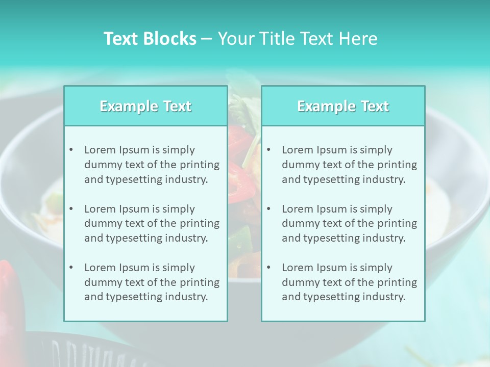 Colorful Pepper Stew PowerPoint Template