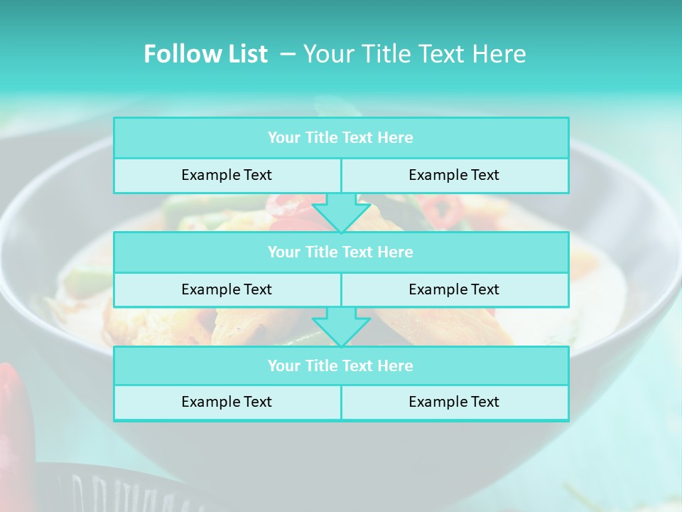 Colorful Pepper Stew PowerPoint Template