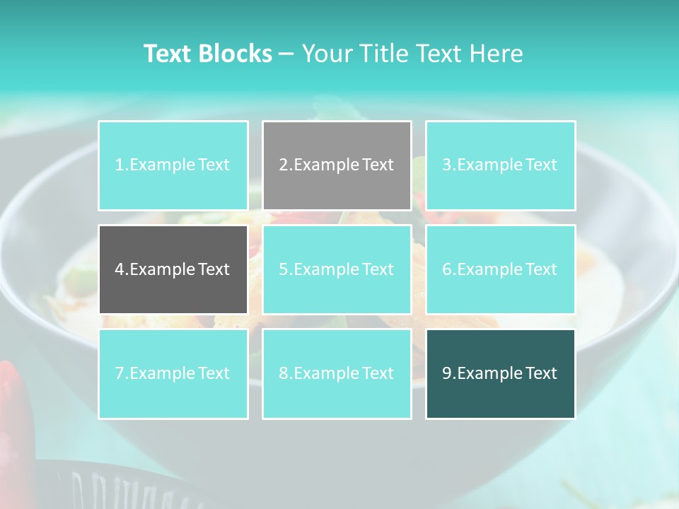 Colorful Pepper Stew PowerPoint Template