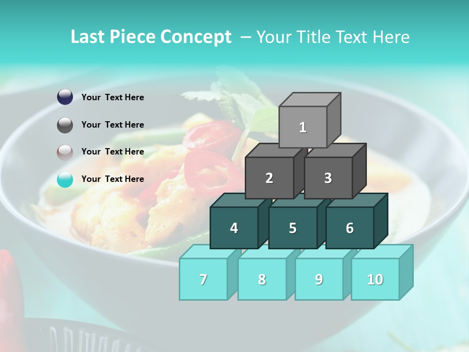 Colorful Pepper Stew PowerPoint Template