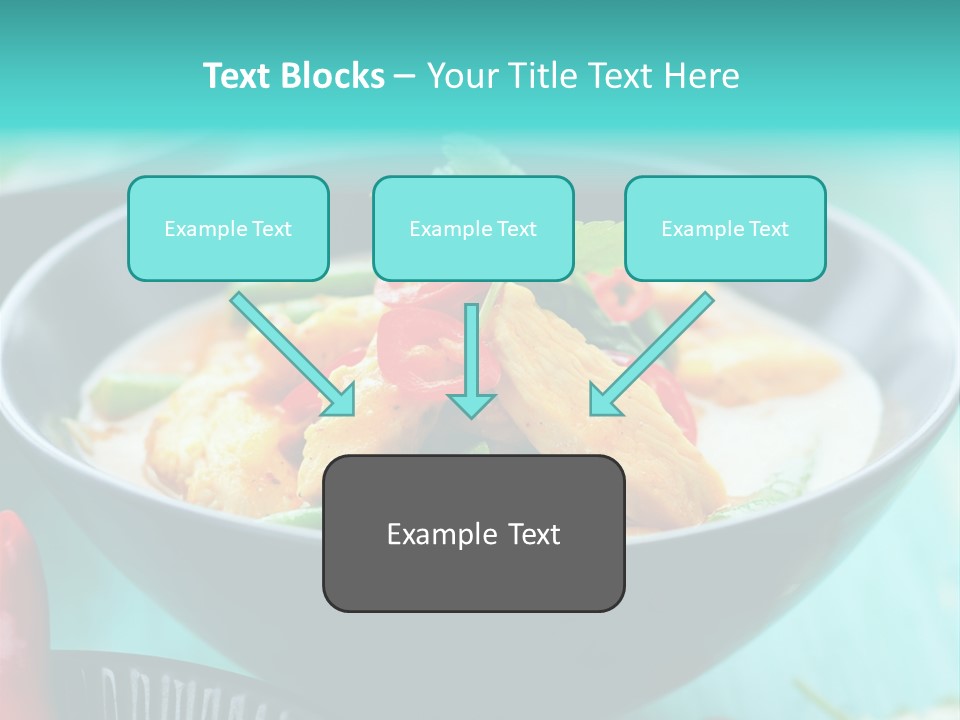 Colorful Pepper Stew PowerPoint Template