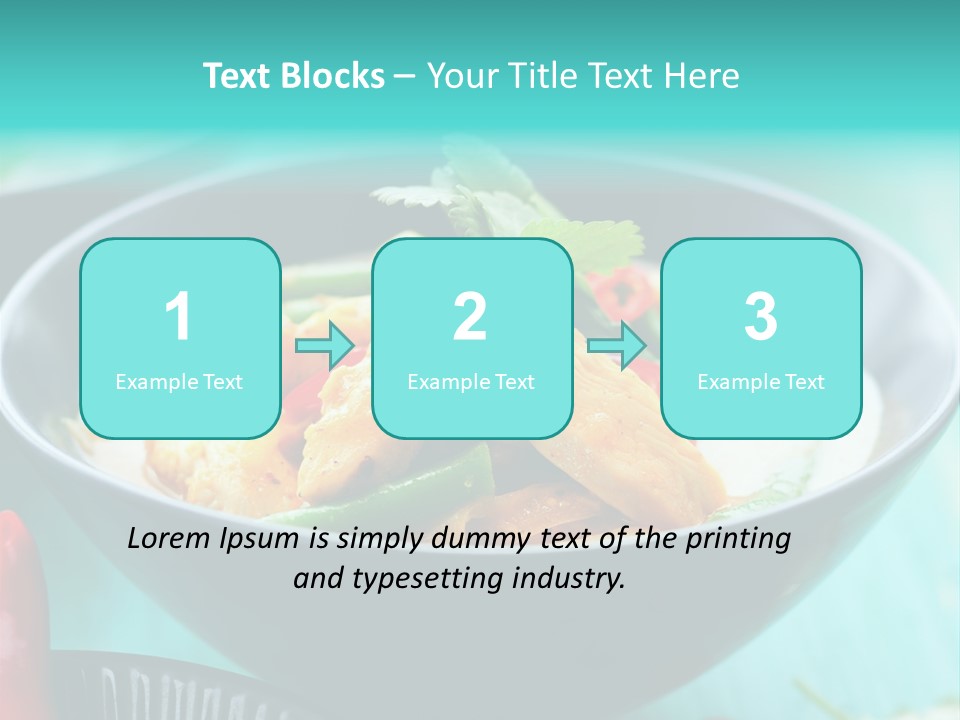 Colorful Pepper Stew PowerPoint Template