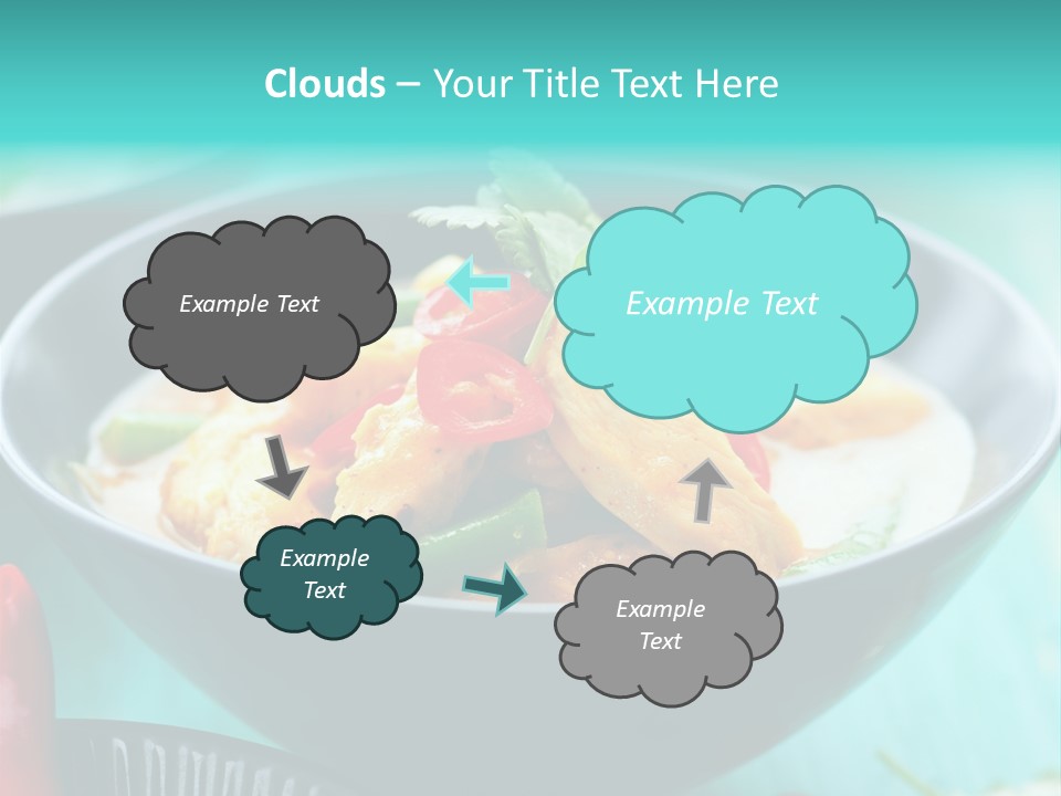 Colorful Pepper Stew PowerPoint Template