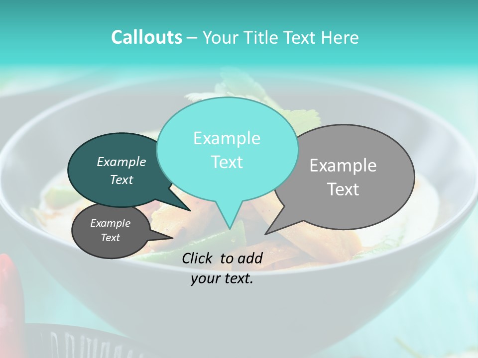 Colorful Pepper Stew PowerPoint Template