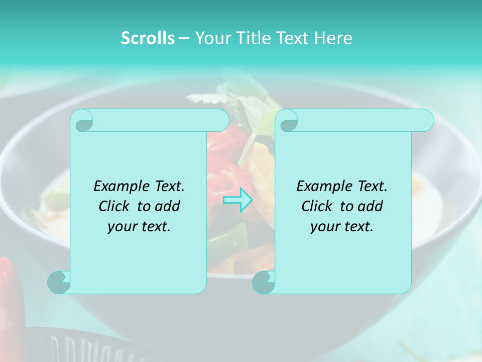 Colorful Pepper Stew PowerPoint Template