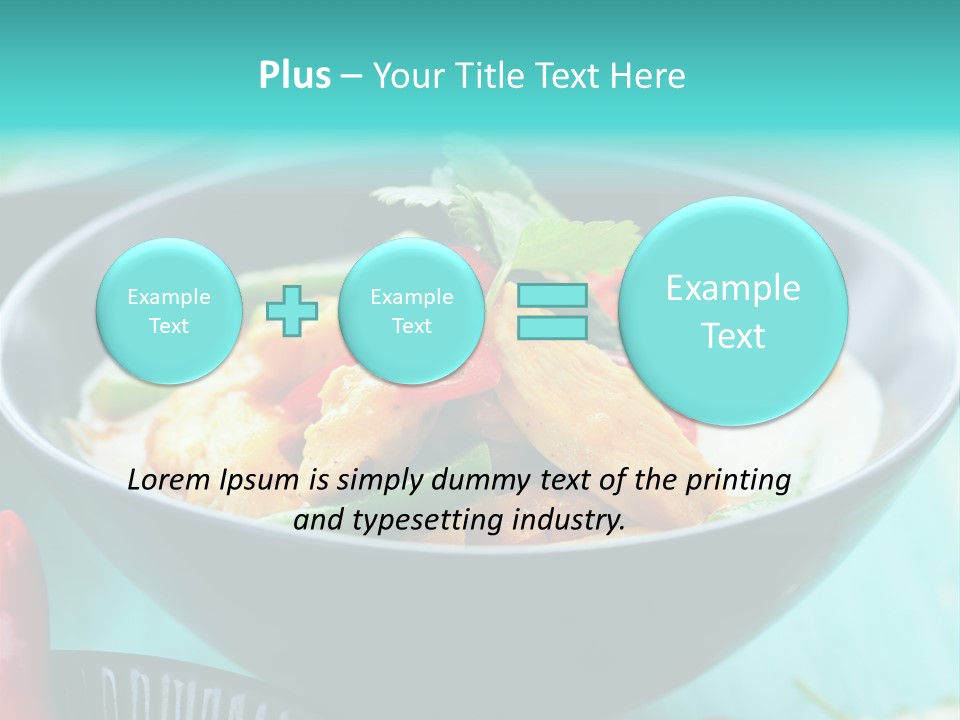 Colorful Pepper Stew PowerPoint Template