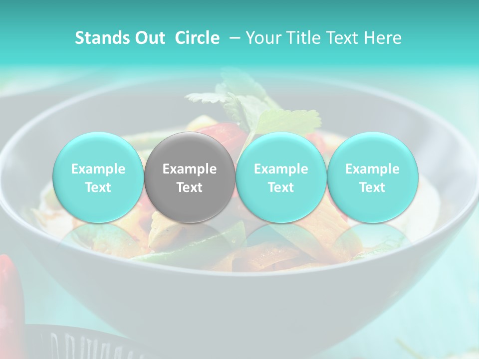 Colorful Pepper Stew PowerPoint Template