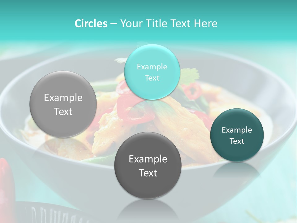 Colorful Pepper Stew PowerPoint Template