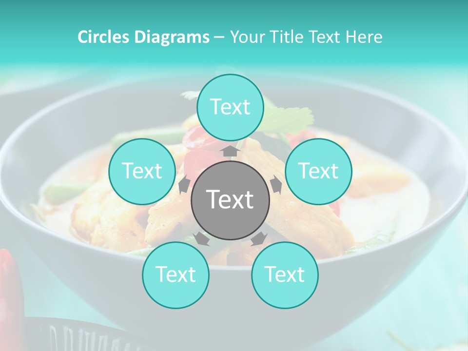 Colorful Pepper Stew PowerPoint Template