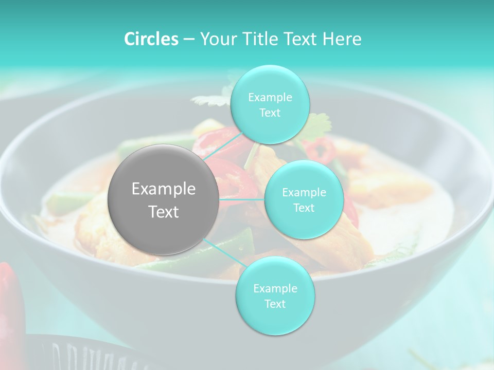 Colorful Pepper Stew PowerPoint Template