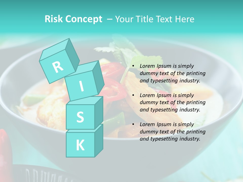 Colorful Pepper Stew PowerPoint Template