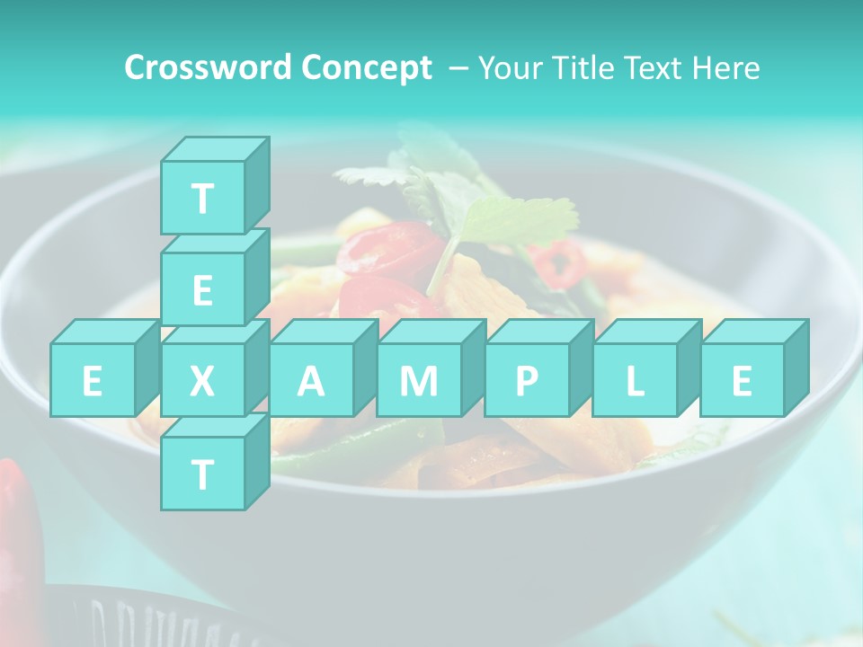 Colorful Pepper Stew PowerPoint Template