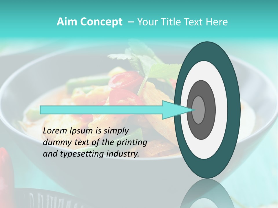 Colorful Pepper Stew PowerPoint Template