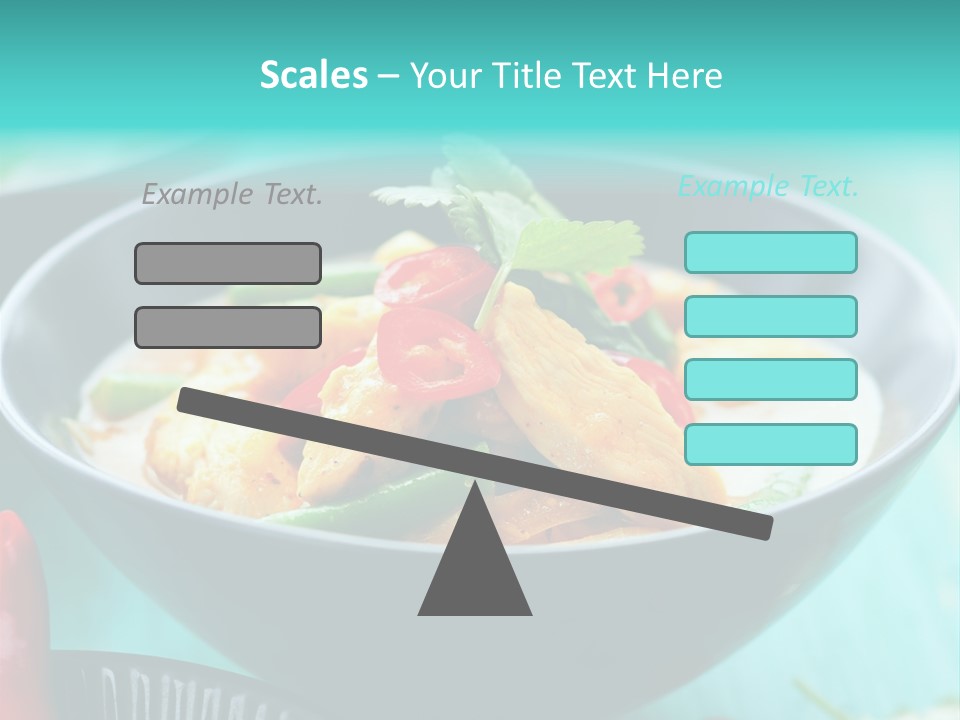 Colorful Pepper Stew PowerPoint Template