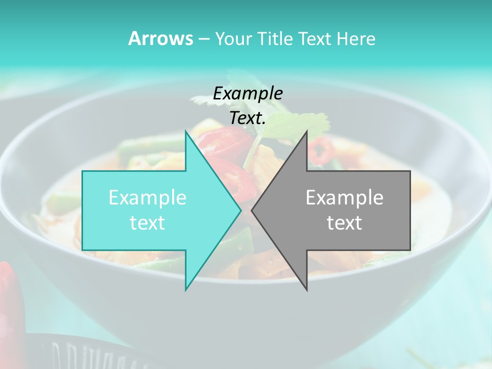 Colorful Pepper Stew PowerPoint Template