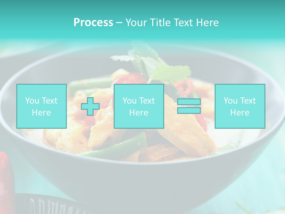 Colorful Pepper Stew PowerPoint Template