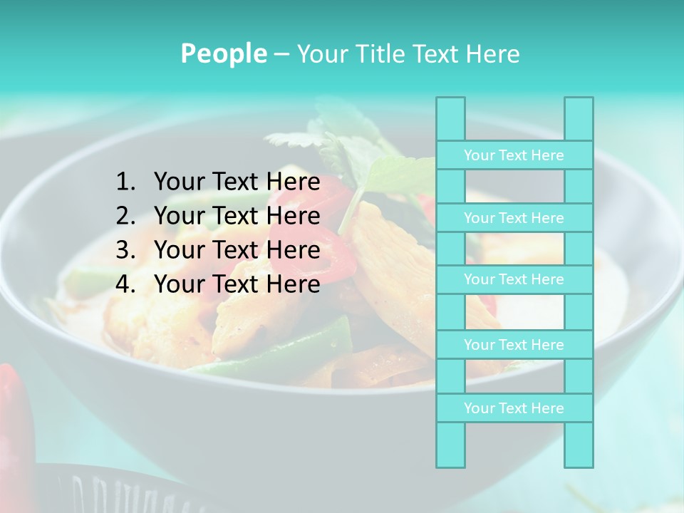 Colorful Pepper Stew PowerPoint Template