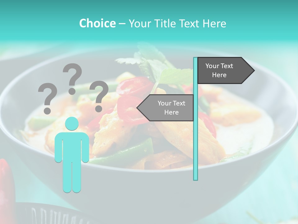 Colorful Pepper Stew PowerPoint Template