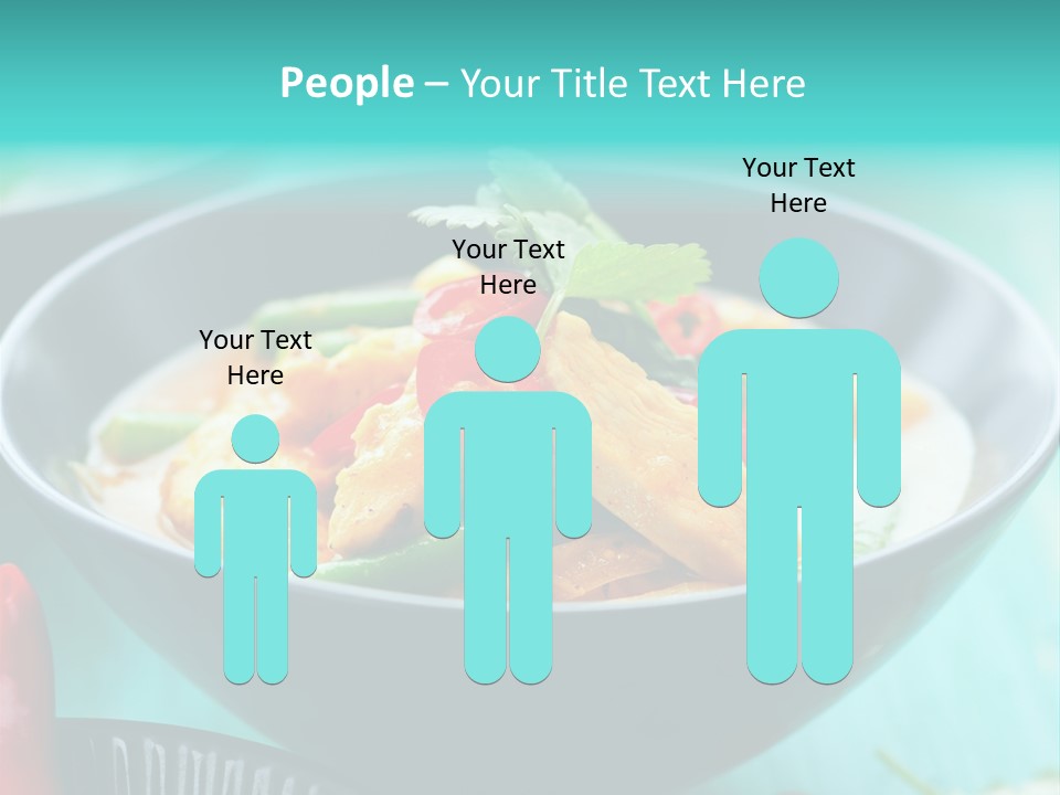 Colorful Pepper Stew PowerPoint Template