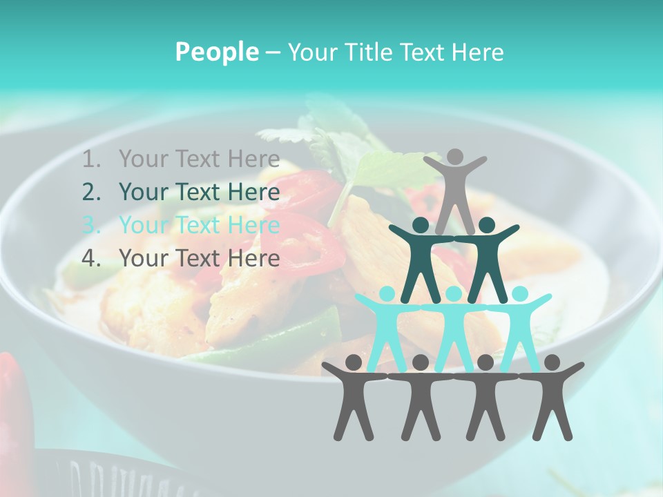 Colorful Pepper Stew PowerPoint Template