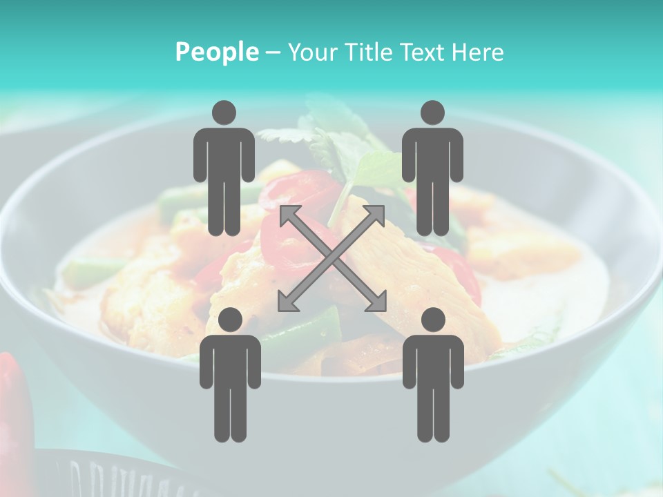 Colorful Pepper Stew PowerPoint Template