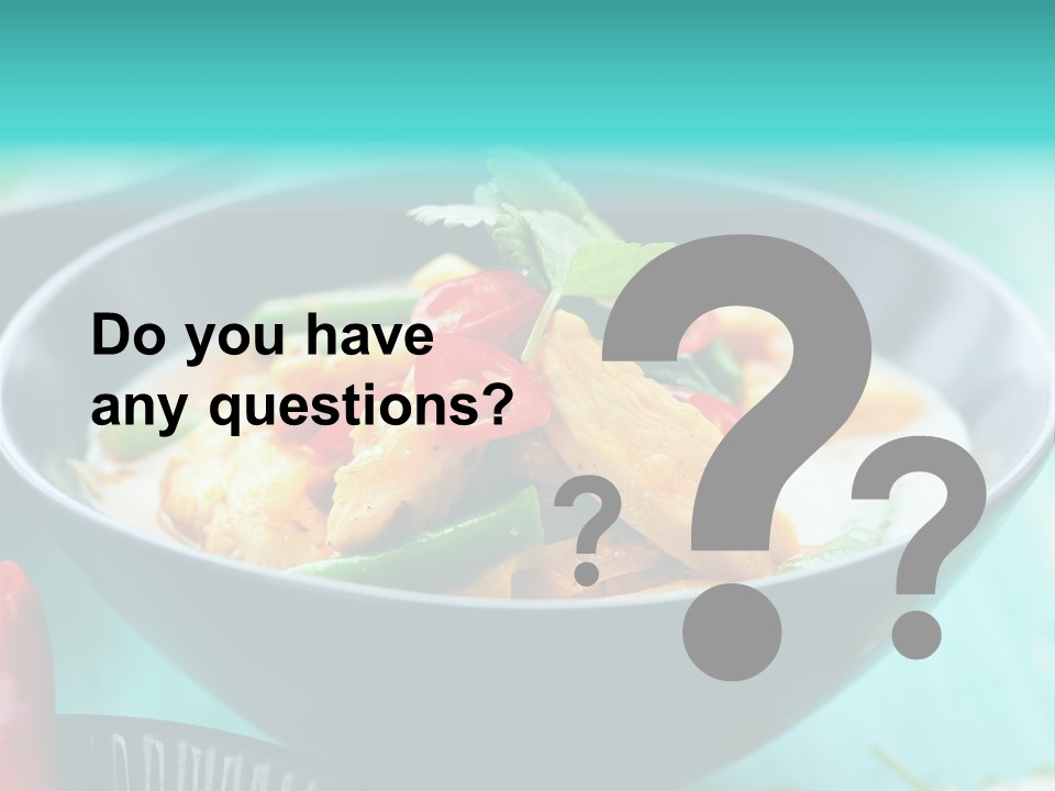 Colorful Pepper Stew PowerPoint Template