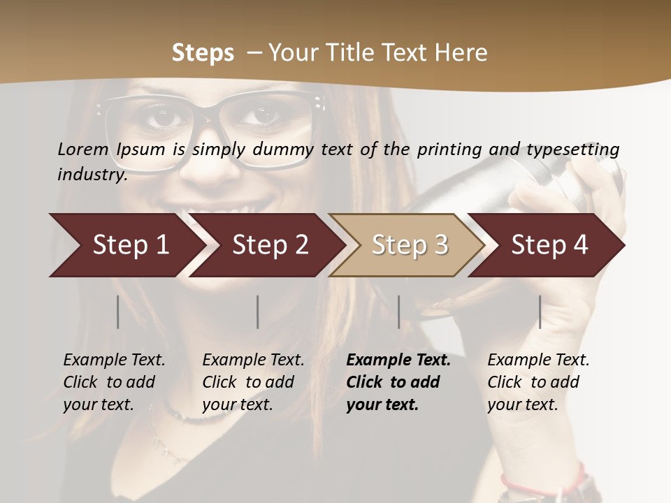 Woman Modern Gorgeous PowerPoint Template