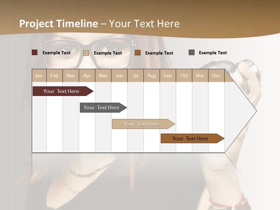 Woman Modern Gorgeous PowerPoint Template