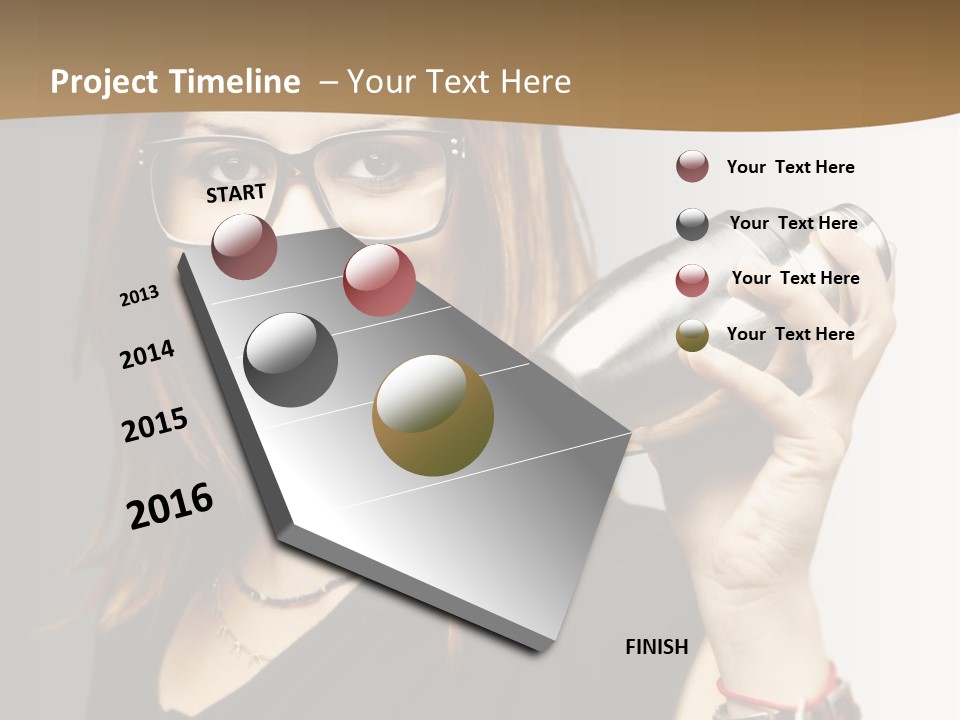 Woman Modern Gorgeous PowerPoint Template