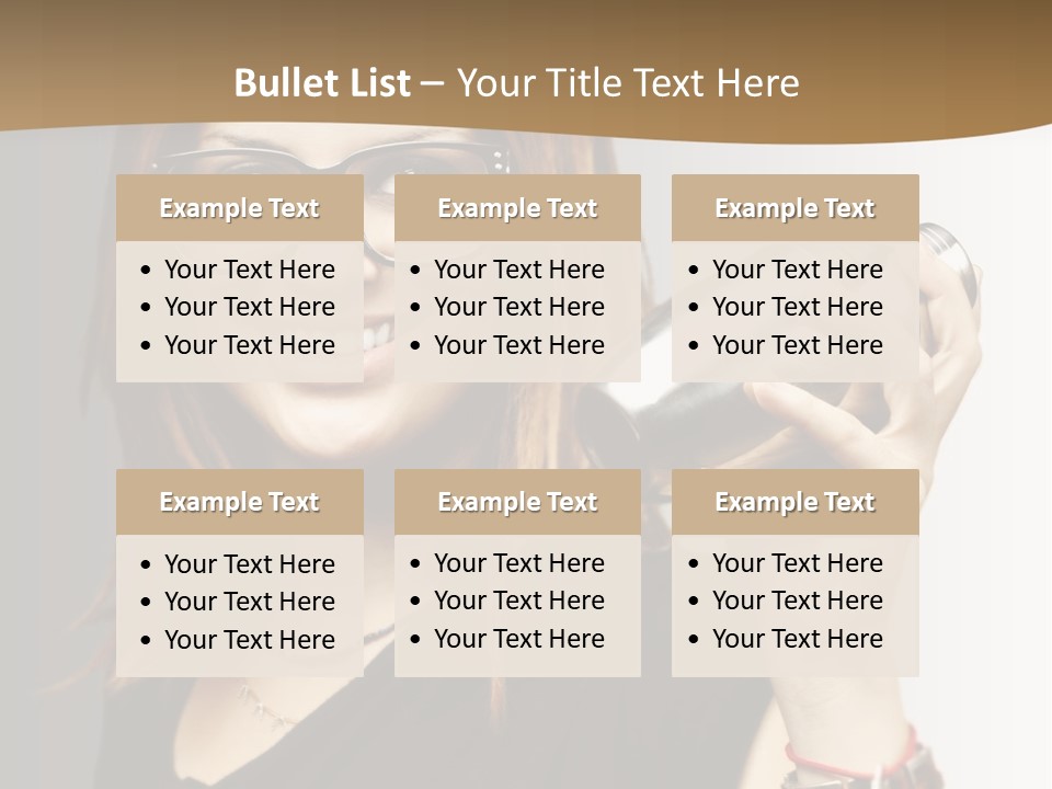 Woman Modern Gorgeous PowerPoint Template
