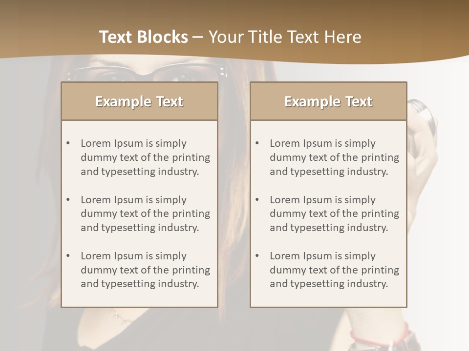 Woman Modern Gorgeous PowerPoint Template