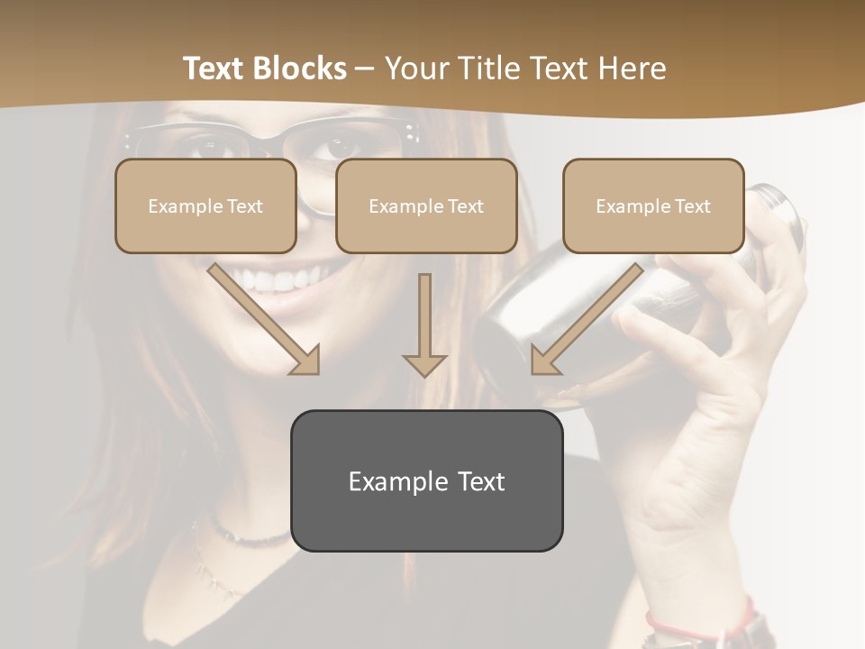Woman Modern Gorgeous PowerPoint Template