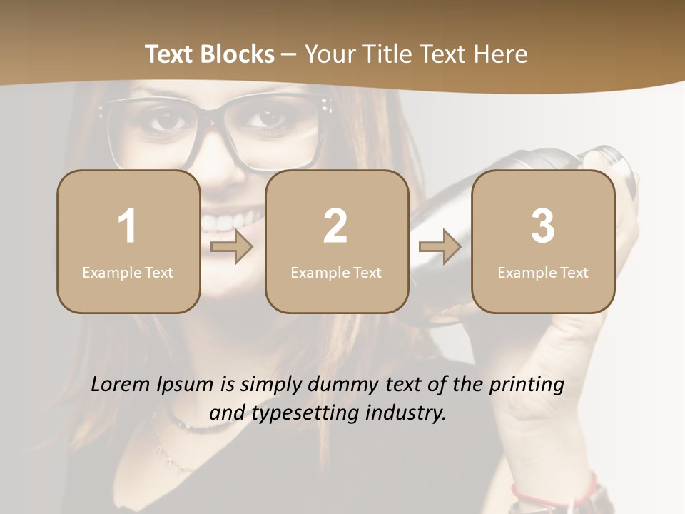 Woman Modern Gorgeous PowerPoint Template