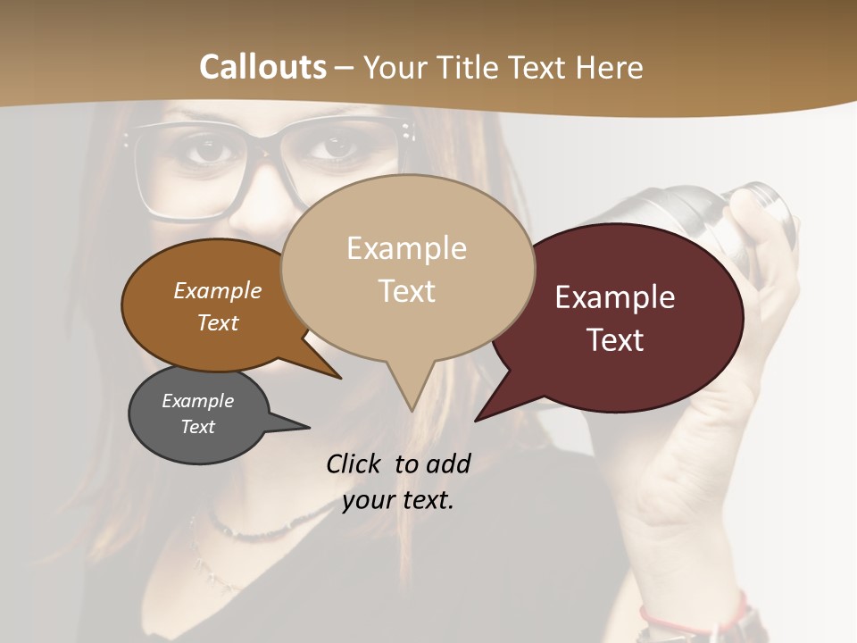 Woman Modern Gorgeous PowerPoint Template