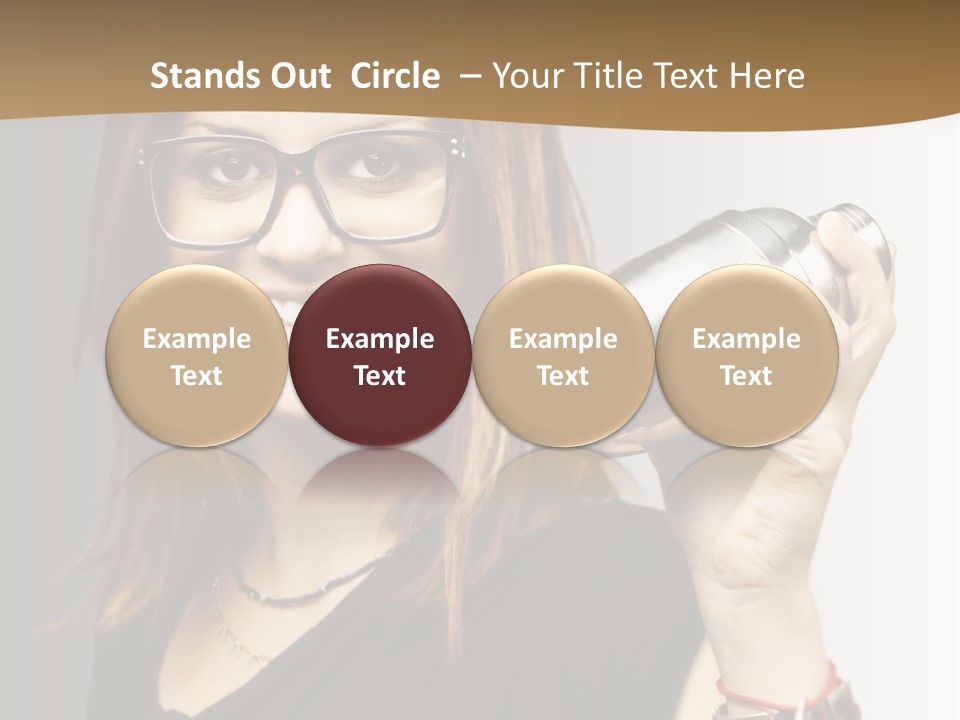 Woman Modern Gorgeous PowerPoint Template