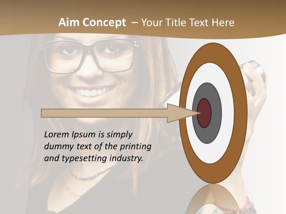 Woman Modern Gorgeous PowerPoint Template