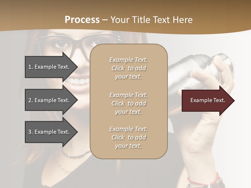 Woman Modern Gorgeous PowerPoint Template