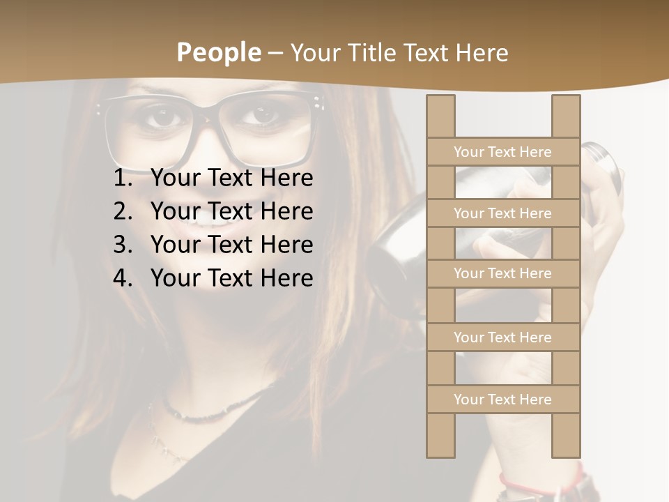 Woman Modern Gorgeous PowerPoint Template