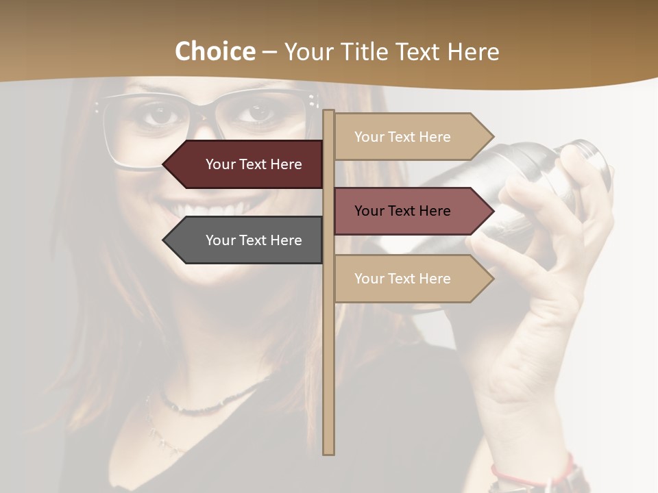 Woman Modern Gorgeous PowerPoint Template